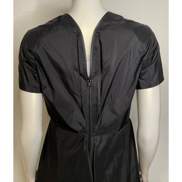 Shamask Black Silk Linen Dress 10 12 14 NWT $1600 Evening - Picture 8 of 16